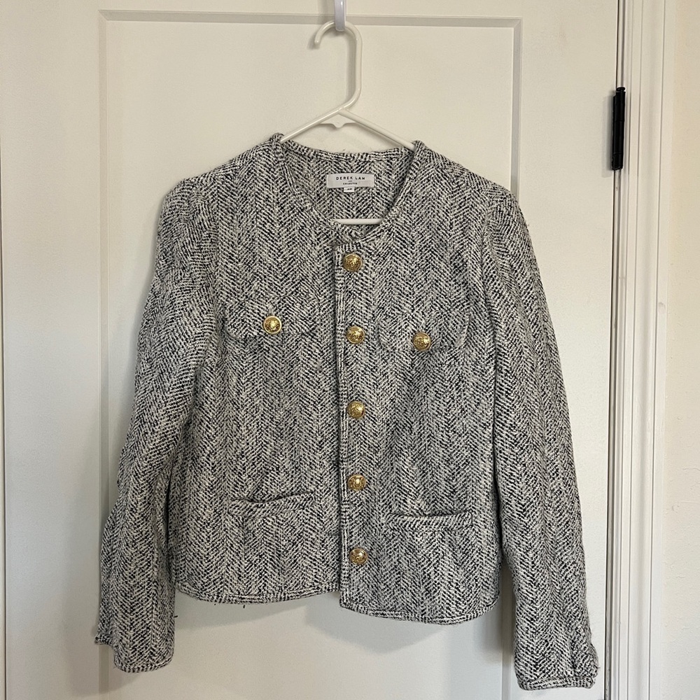 Derek Lam Tweed Gray Jacket
